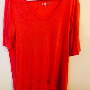 Loft scoop neck shirt